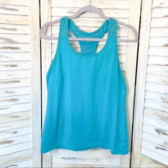 GAP FIT | Racerback Teal Blue Activewear Tank Top - Picture 3 of 6